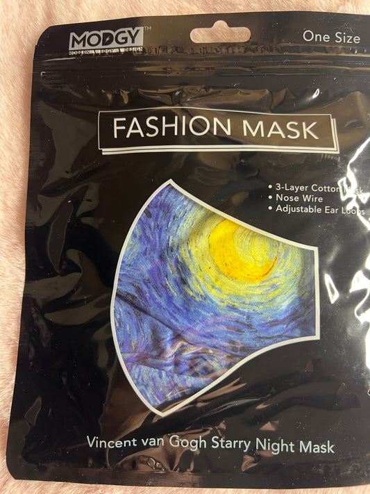 Van Gogh Face Mask